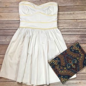 Lucy white and yellow dress